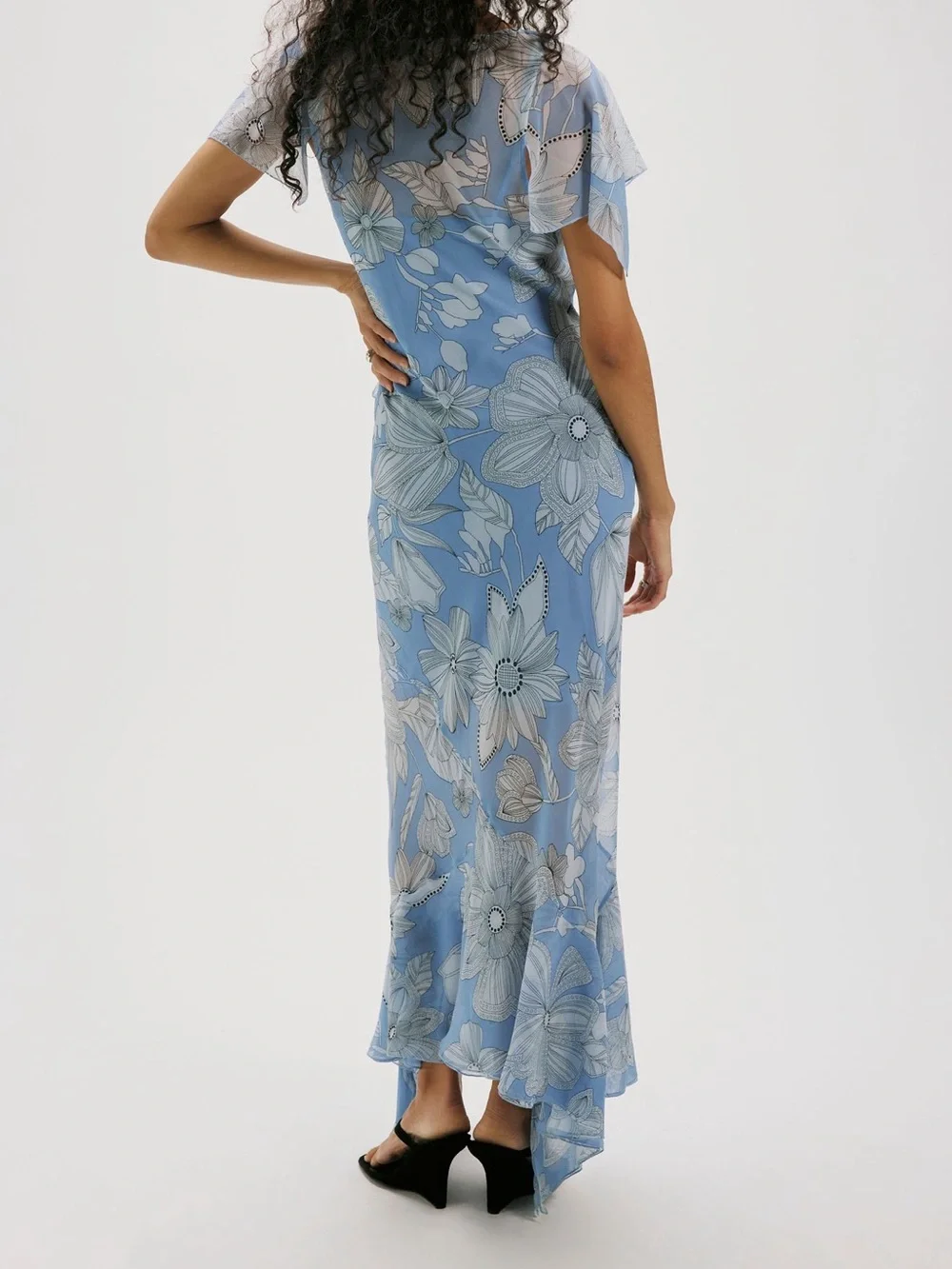 NWOT Free People Moonlight Maxi Dress-Blissful Blue